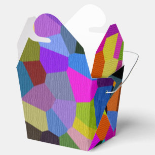 Confetti in Jewel Tones Favor Boxes