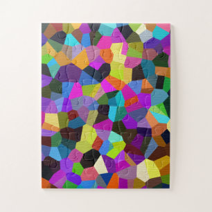 Confetti in Jewel Tones Jigsaw Puzzle