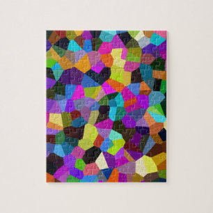Confetti in Jewel Tones Jigsaw Puzzle
