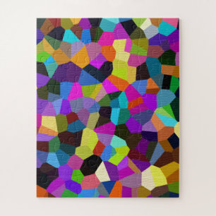 Confetti in Jewel Tones Jigsaw Puzzle