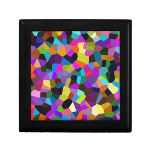 Confetti in Jewel Tones Keepsake Box