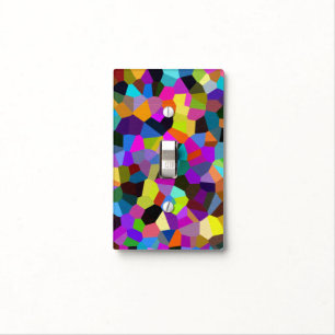 Confetti in Jewel Tones Light Switch Cover