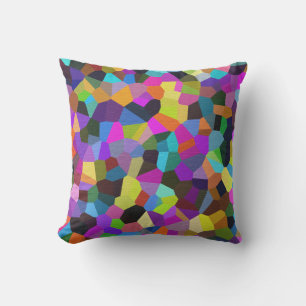 Confetti in Jewel Tones Outdoor Pillow
