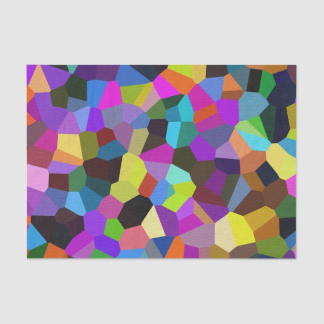 Confetti in Jewel Tones Tissue Paper (Front)