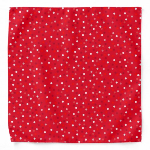 Confetti in red and white bandana