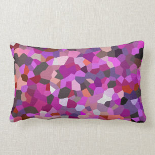 Confetti Magenta Mind Lumbar Pillow