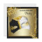 Confetti Mask Black Gold Masquerade Party
