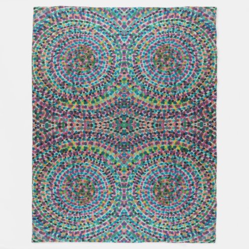 Confetti Mosaic Fleece Blanket