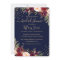 Confetti Navy Burgundy Gold Floral Bridal Shower