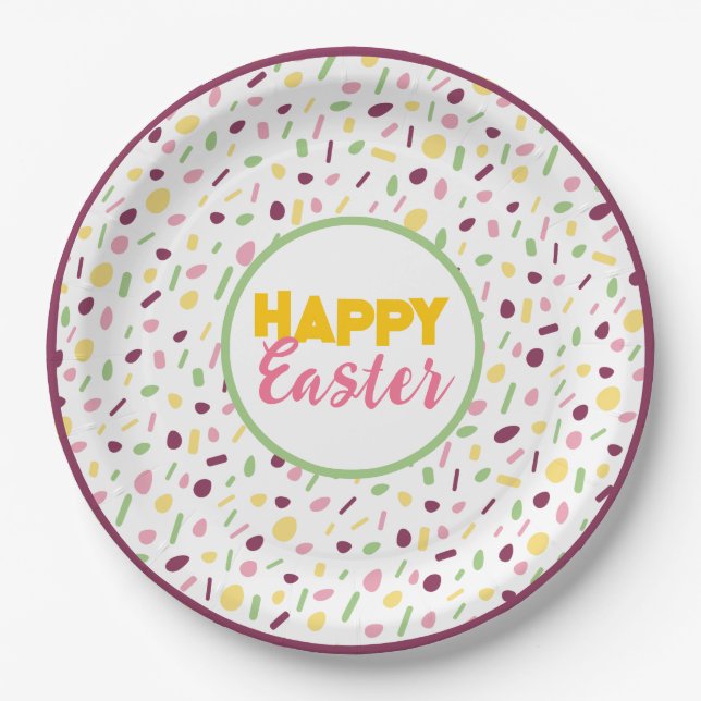 Confetti. Paper Plates (Front)