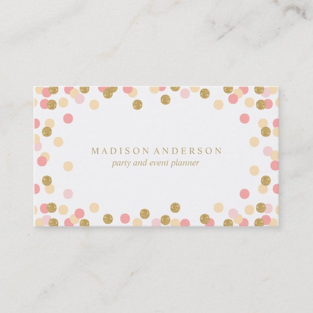 Confetti Party | Business Cards (Front)