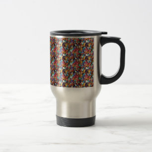 Confetti Party Carnival Colorful Paper Funny Travel Mug
