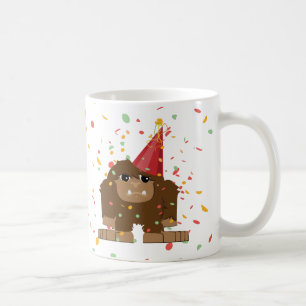 Confetti Party Sasquatch Bigfoot Coffee Mug