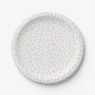 Confetti Pastels (Dots) Paper Plates