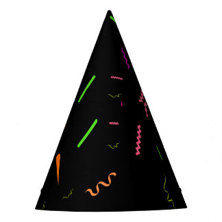 Confetti Patterned  Party Hat