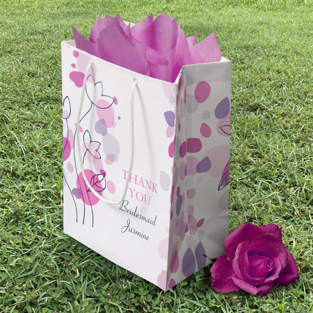 Confetti petals wedding Bridesmaid favor gift bag (Creator Uploaded)