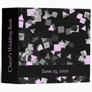 Confetti Pink Custom Binder