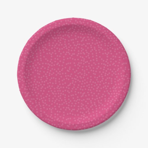 Confetti polk a dot paper plates