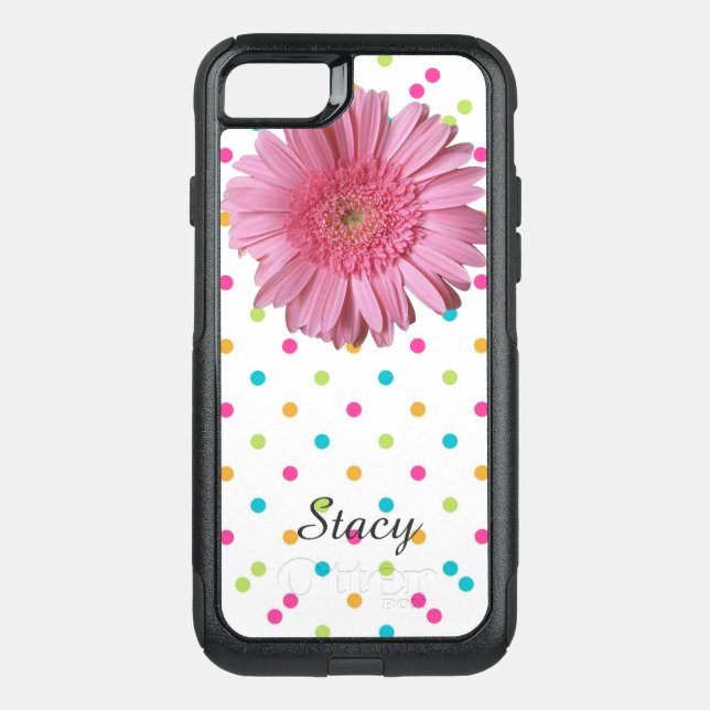 Confetti Polka Dots iPhone 7 Otterbox Case (Back)
