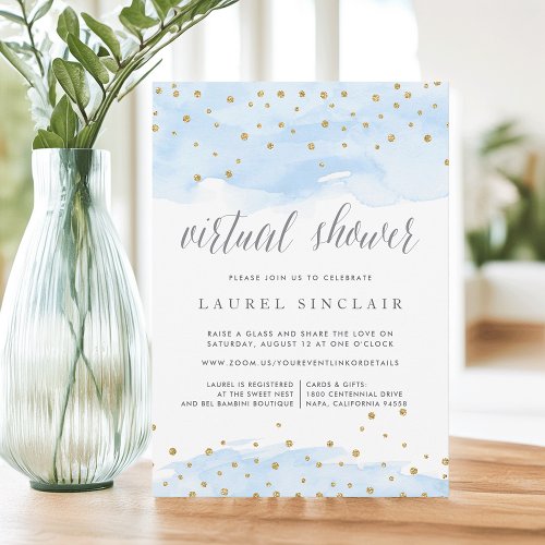 Confetti Pop | Virtual Bridal or Baby Shower Invitation