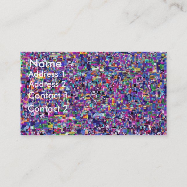 Confetti Profile Card (Front)