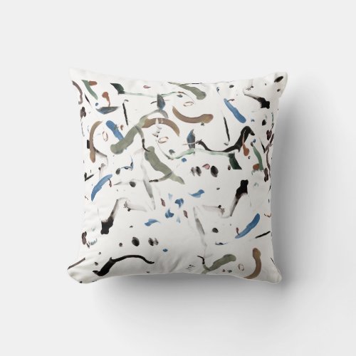 Confetti Rain Throw Pillow