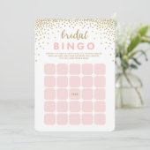Confetti Shower | Bridal Bingo Cards (Standing Front)