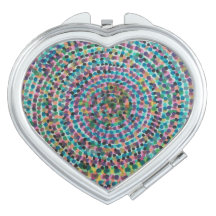 Confetti Spirals Compact Mirror