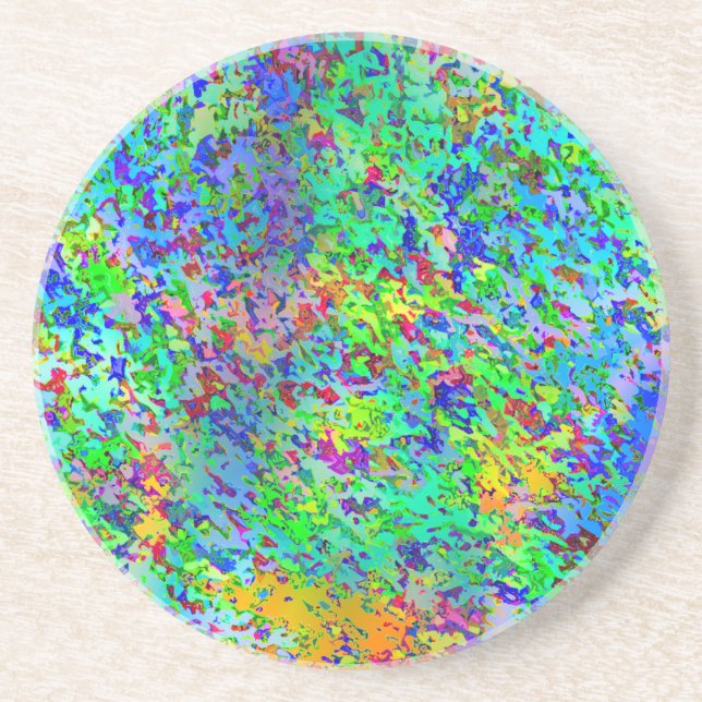 Confetti Storm Drink Coaster (Front)