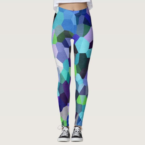 Confetti Violet Blues Leggings