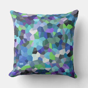 Confetti Violet Blues Outdoor Pillow