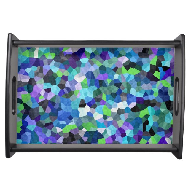 Confetti Violet Blues Serving Tray (Front)