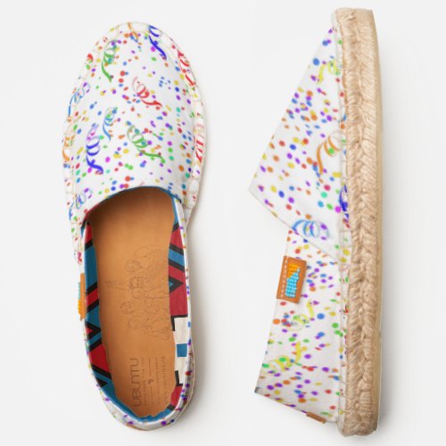 Confetti with Streamers Celebration  Party ZEA Espadrilles