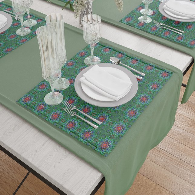 Confianza textile texture mandala pattern cloth placemat (Creator Uploaded)