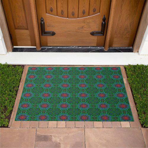 Confianza textile texture mandala pattern doormat