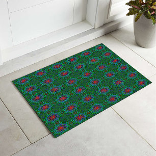 Confianza textile texture mandala pattern doormat