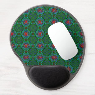 Confianza textile texture mandala pattern gel mouse pad