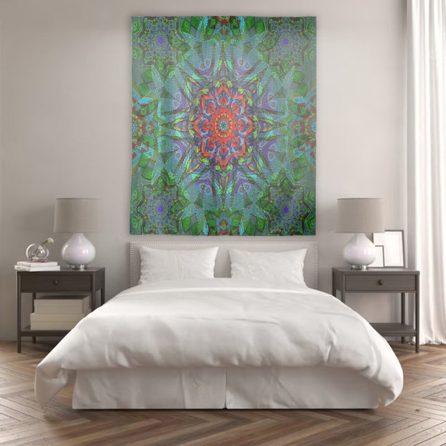 Confianza textile texture mandala tapestry (Creator Uploaded)