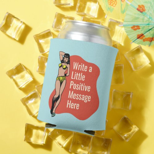 Confidence in Color Retro Radiance Pinup Can Cooler