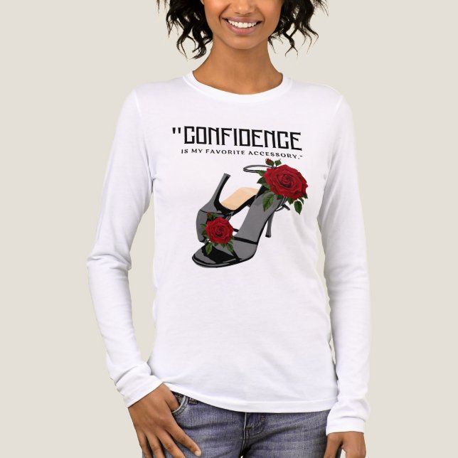 confidence is my favorite accessory Tri-Blend shirt (Front)