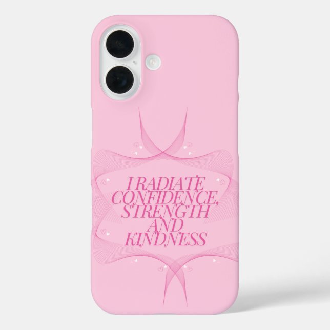 Confidence, Kindness, Spiritual, Inspirational  Case-Mate iPhone Case (Back)