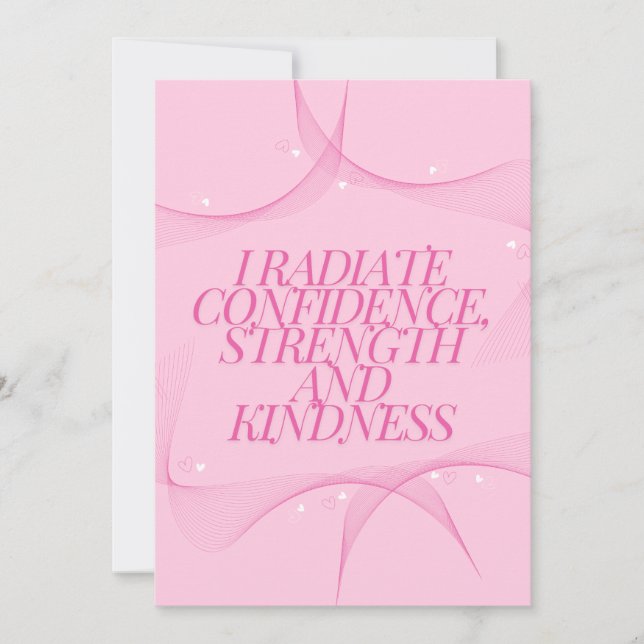 Confidence, Kindness, Spiritual, Inspirational  Invitation (Front)