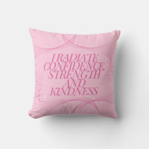 Confidence, Kindness, Spiritual, Inspirational Throw Pillow