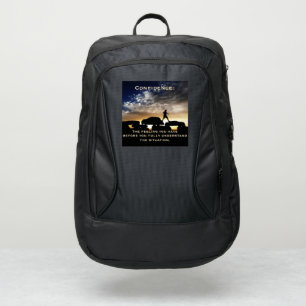 Confidence Man Walking on Rocks Port Authority® Backpack