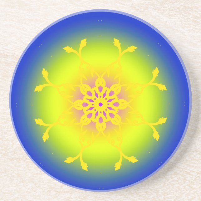 Confidence Mandala Coaster (Front)