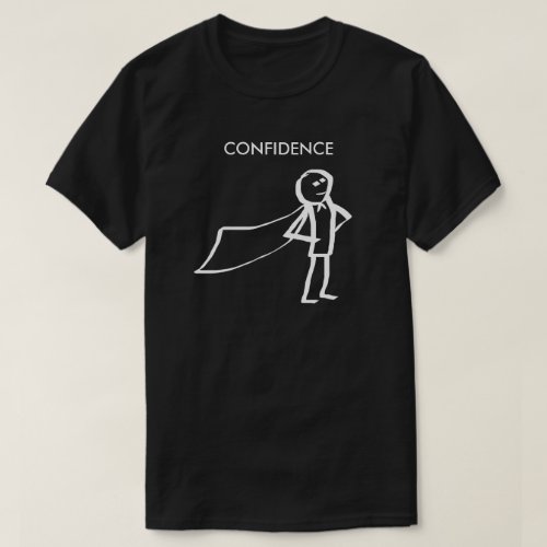 Confidence Stick Man Figure T_Shirt