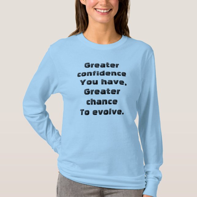 Confidence t-shirts (Front)