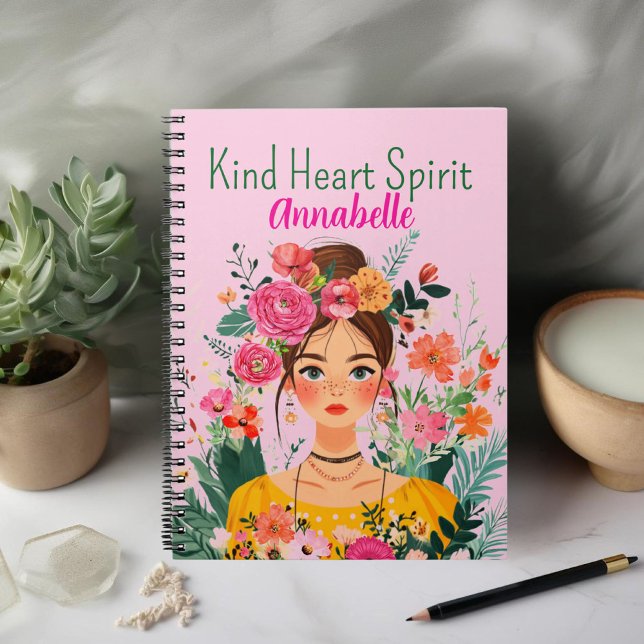 Confident and Spirited Boho Girl Notebook (Creator Uploaded)