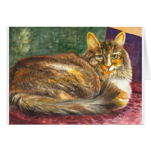 Confident Cat Cards (Front Horizontal)
