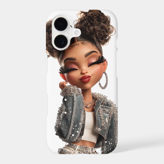 Confident Couture Cutie iPhone Case (Back)